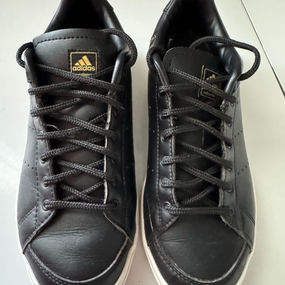 Adidas Adicross Black and White Spike less Golf Shoe Sneakers 6.5